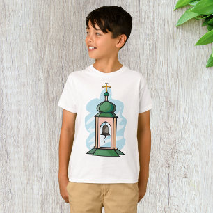 T-shirt Église rustique orthodoxe clocher