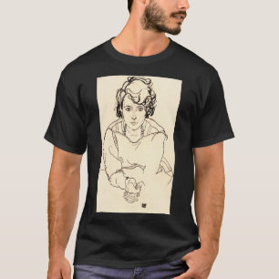 T-shirt Egon Schiele - Femme assise