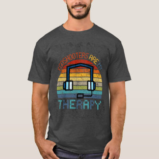 T-shirt Egoshooters sont ma thérapie