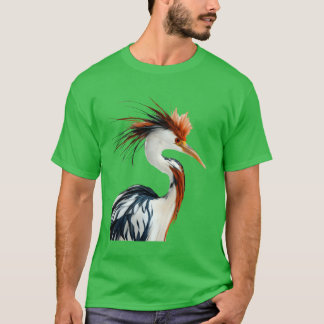 T-shirt Egret Bird amis ami