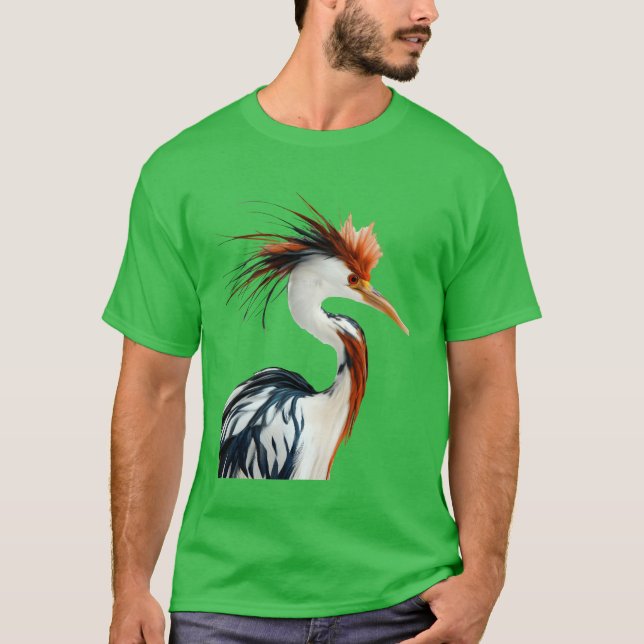 T-shirt Egret Bird amis ami (Devant)