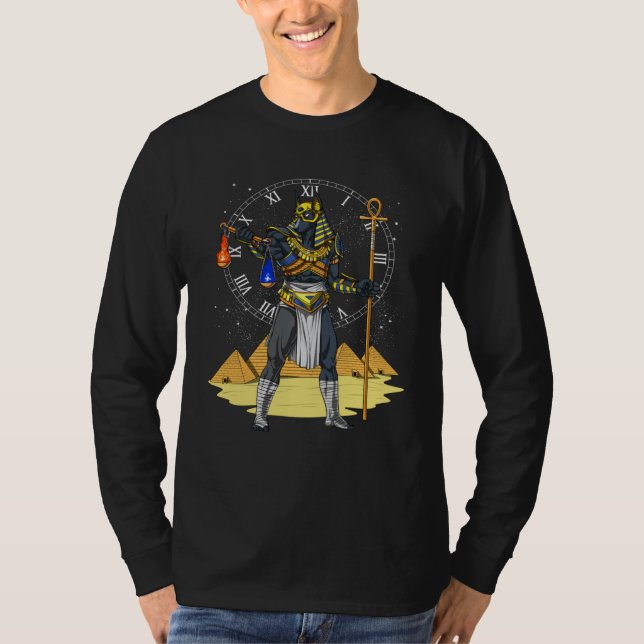 T-shirt Egypt Pharaoh Temple Culture Gods (Devant)