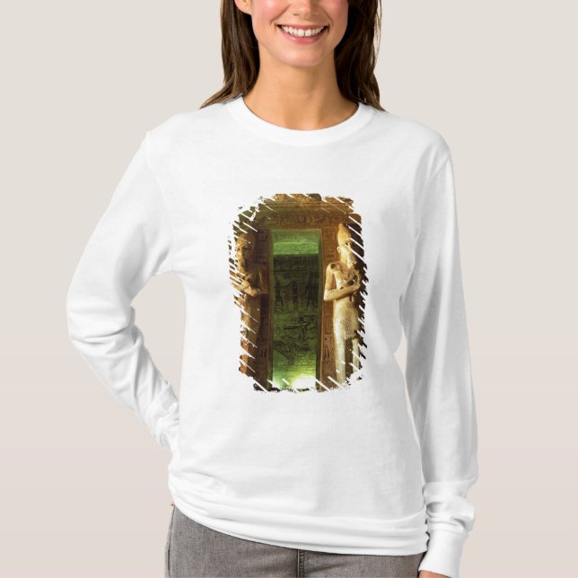 T-shirt Égypte, Abu Simbel, Statue de Ramsès II, (Devant)