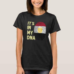 T-shirt Egypte Dans Mon Adn Équipe Drapeau Égyptien Egypte