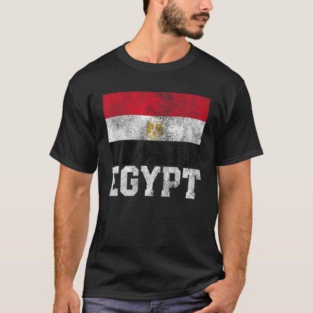 T-shirt Égypte Drapeau égyptien Famille Fierté Pays Nation (Devant)