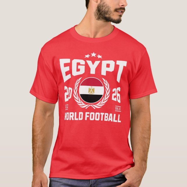 T-shirt Égypte Football 2026 (Devant)