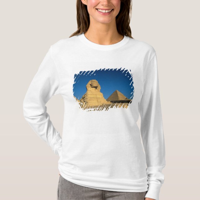 T-shirt Égypte, Gizeh, Le Sphinx, Ancien Empire, Unesco (Devant)