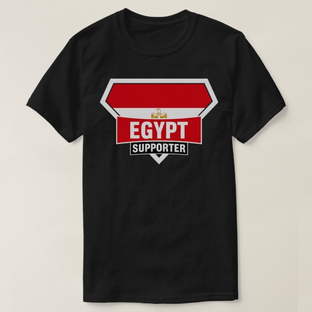 T-shirt Égypte Super Flag Supporter (Design devant)