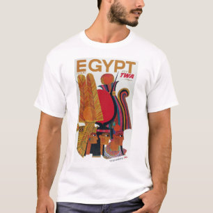 T-shirt Egypte Vintage Voyage aérien Culture ancienne Tour
