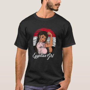 T-shirt Egyptian Flag Egypt Egyptian Girl
