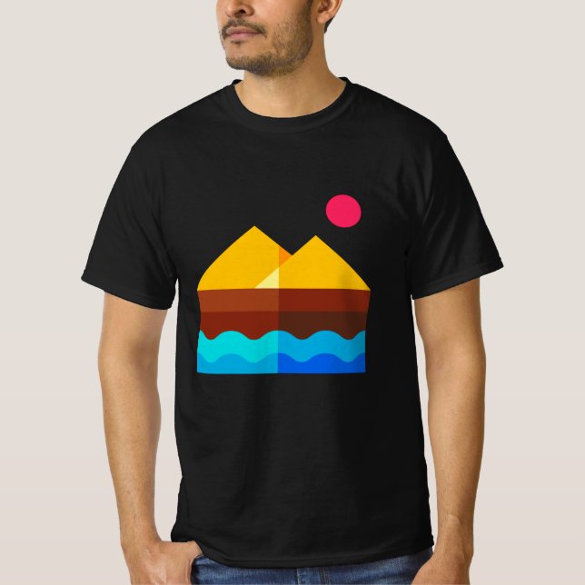 T-SHIRT EGYPTIAN PYRAMIDS T SHIRT (Devant)