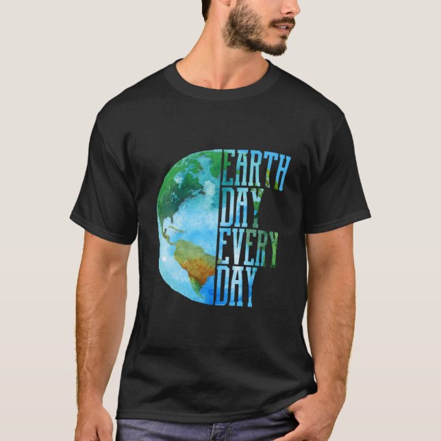T-shirt Eh Day Every Day Planet Nature (Devant)