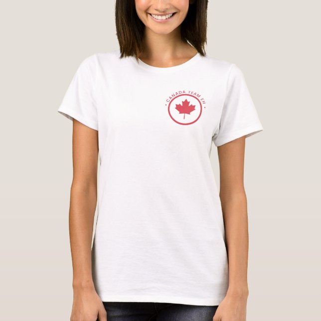 T-shirt Eh de l'équipe du Canada pour femmes (Devant)