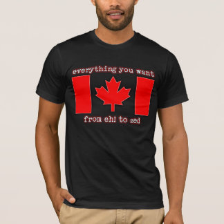 T-shirt Eh! to Zed Canada Chemise Fierté Canadienne