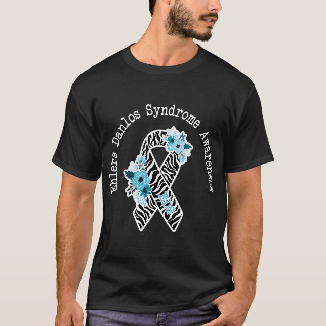 T-shirt Ehlers Danlos Sensibilisation au syndrome Eds Zibr (Devant)