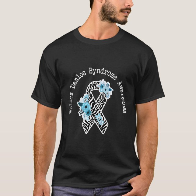 T-shirt Ehlers Danlos Sensibilisation au syndrome Eds Zibr (Devant)