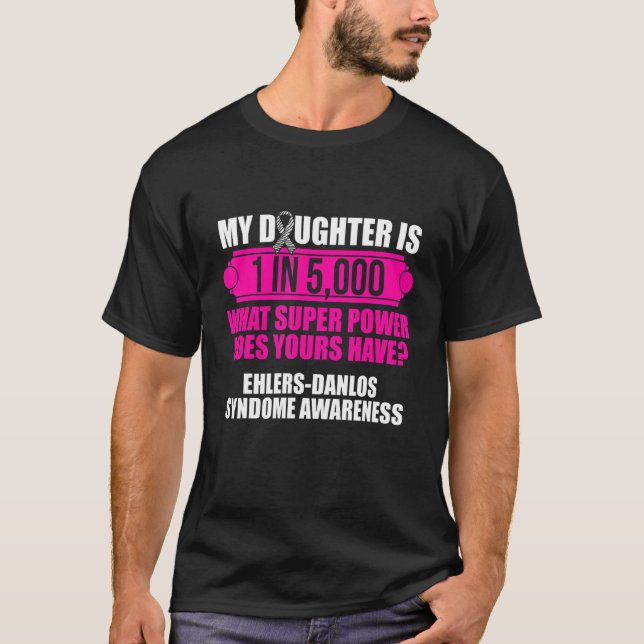 T-shirt Ehlers Danlos Sensibilisation au syndrome Fille Gu (Devant)