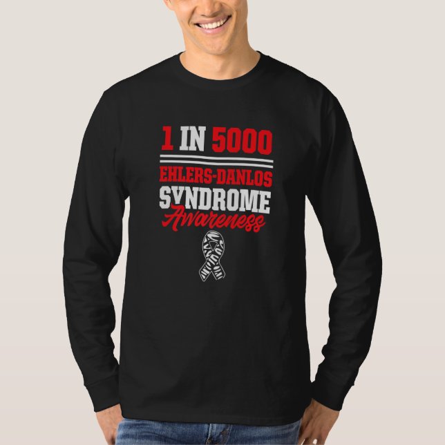 T-shirt Ehlers Danlos Syndrome Sensibilisation 1 En 5000 G (Devant)