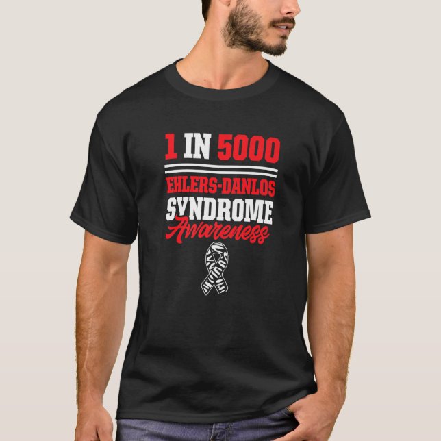 T-shirt Ehlers Danlos Syndrome Sensibilisation 1 En 5000 G (Devant)