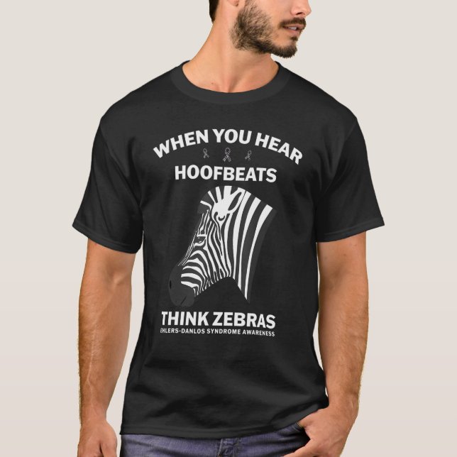 T-shirt Ehlers Syndrome Danlos Quand Vous Entendez Des Hoo (Devant)