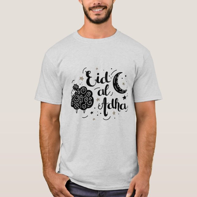 T-shirt eid adha moubarak pour tous les musulmans dans le  (Devant)