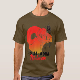 T-shirt Eid Al Adha Moubarak Kareem Drôle Joyeux Aïd