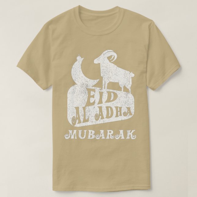 T-shirt Eid Al-Adha Moubarak Musulmans Frère Et Soeurs Ce (Design devant)