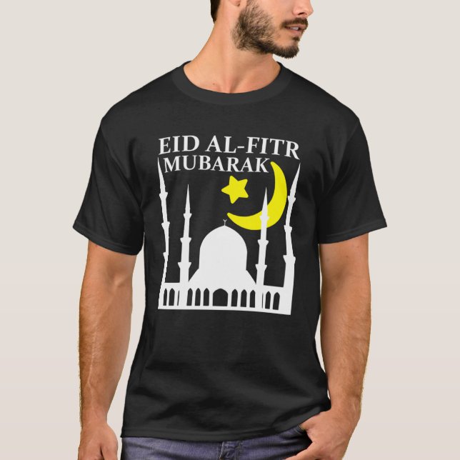 T-shirt Eid Al Fitr Mubarak 2023 Happy Eid For Muslim Eid  (Devant)