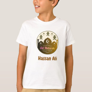 T-shirt Eid Mubarak personnalisé pour enfants 2026