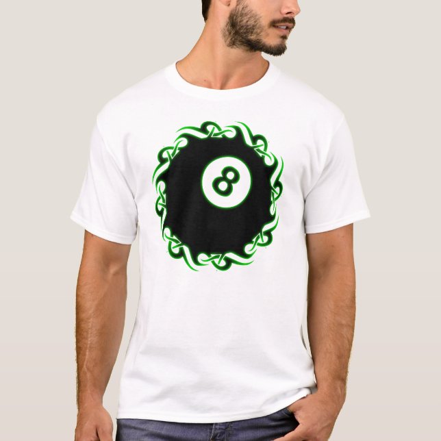 T-shirt eightball tribal (Devant)