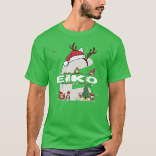T-shirt Eiko Christmasw Eiko Nom pour les Noël drôles