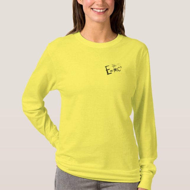 T-shirt  Einstein's Theory of Relativity. Formula (Devant)