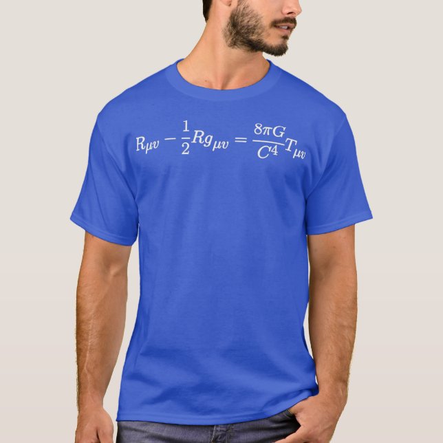 T-shirt Eintein Field Equation Science et mathématiques Ge (Devant)