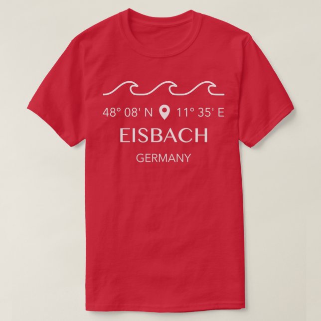 T-shirt Eisbach Allemagne (Design devant)