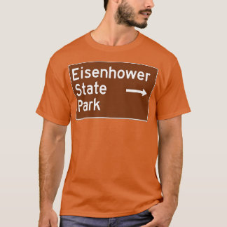 T-shirt Eisenhower State Park Texas Brown Highway Traffic