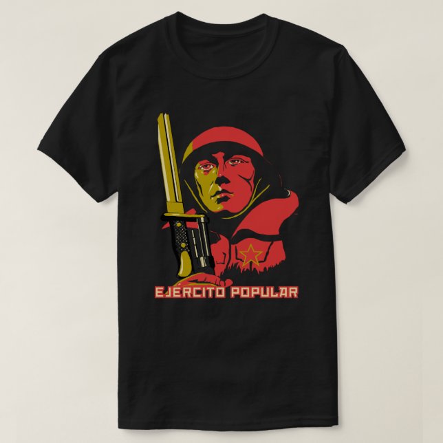 T-SHIRT EJÉRCITO REPUBLICANO POPULAIRE (Design devant)