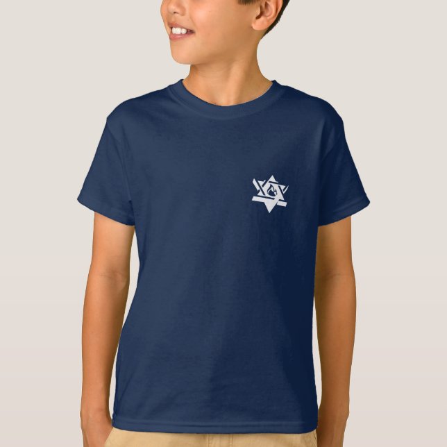 T-shirt EJH Boy en bleu (Devant)