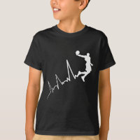 EKG fréquence du joueur de basketball heartbeat du
