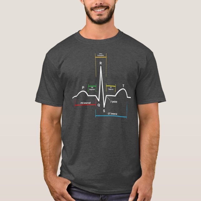 T-shirt EKG Heartbeat (Devant)