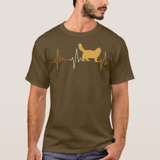 T-shirt EKG pour les propriétaires de chats et les amoureu