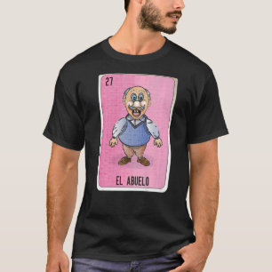 T-shirt El Abuelo Mexicaine Lotterie Cartes De Bingo