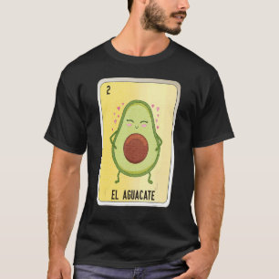 T-shirt El Aguacate Mexicaine Lotterie Cartes de Bingo
