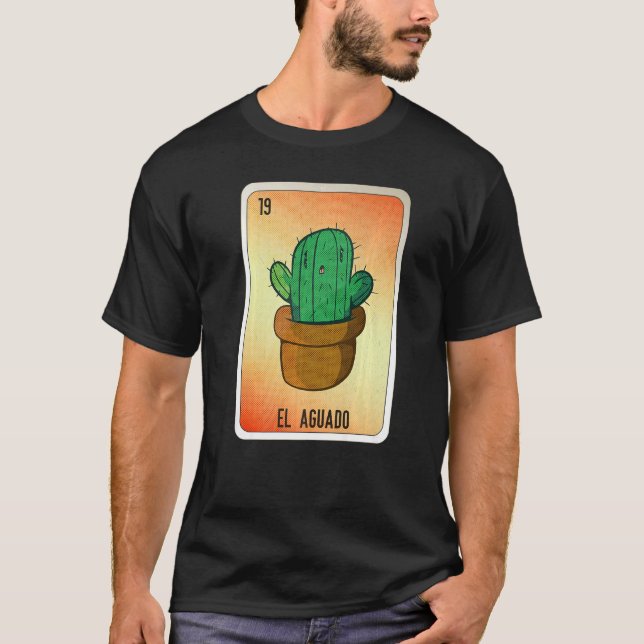 T-shirt EL Aguado Mexican Slang Lottery Bingo Cards   (Devant)