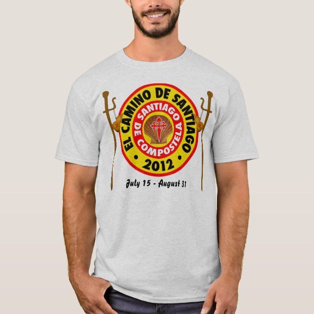 T-shirt EL Camino De Santiago 2012 (Devant)