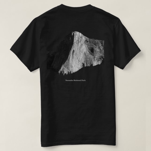 T-shirt El Cap - Parc national de Yosemite  (Design dos)