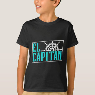 T-shirt El Capitan propriétaire de bateau skipper amant ca
