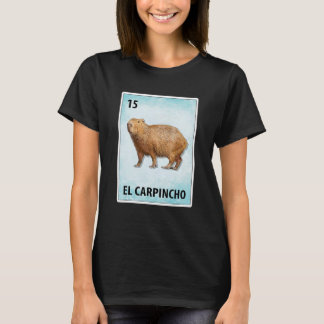 T-shirt El Carpincho Cartes de Capybara Mexicaine