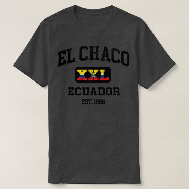 T-shirt El Chaco Ecuador XXL Design sportif (Design devant)
