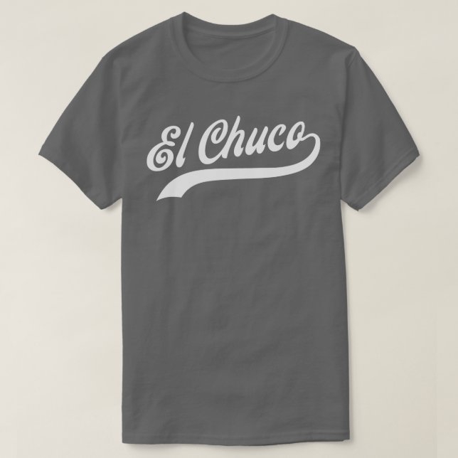 T-shirt EL CHUCO El Paso TX Classic Baseball Style Design (Design devant)