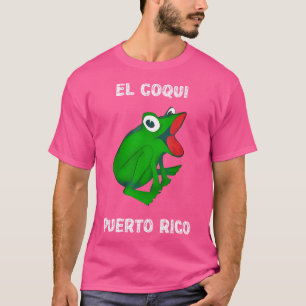 T-shirt El Coqui Porto Rico Frog